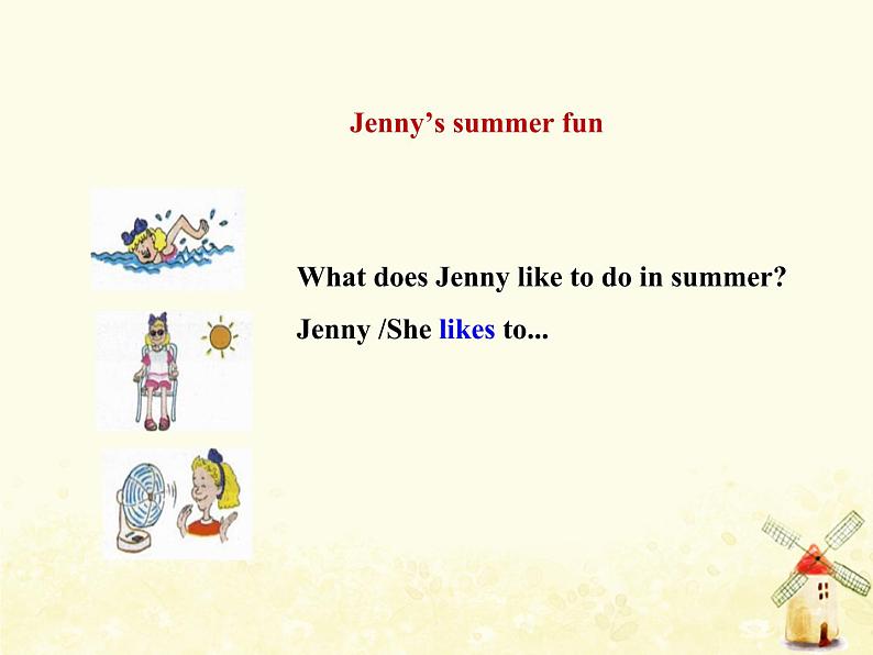 冀教版(三起)英语小学六年级下册U3-L13 Summer Is Coming!教学课件第7页