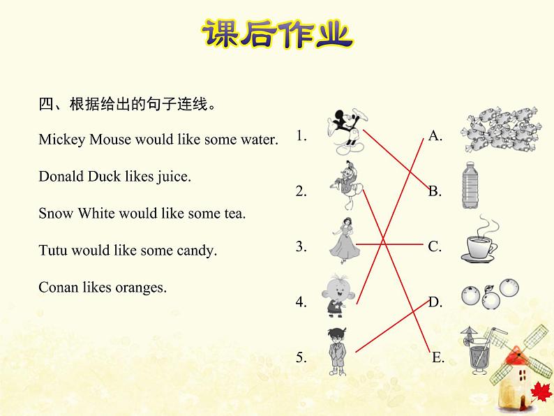 冀教版(三起)英语小学五年级下册Unit1 Lesson 4 Who Is Hungry?作业课件第6页