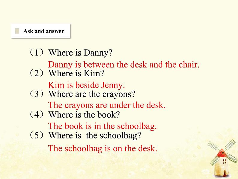 冀教版(三起)英语小学四年级下册U1-L3 Where Are They?教学课件第8页