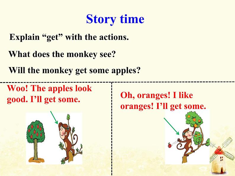 冀教版(三起)英语小学三年级下册U4-L24 A Little Monkey教学课件07