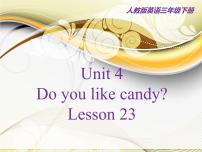 小学人教精通版Unit 4  Do you like candy?Lesson 23多媒体教学ppt课件