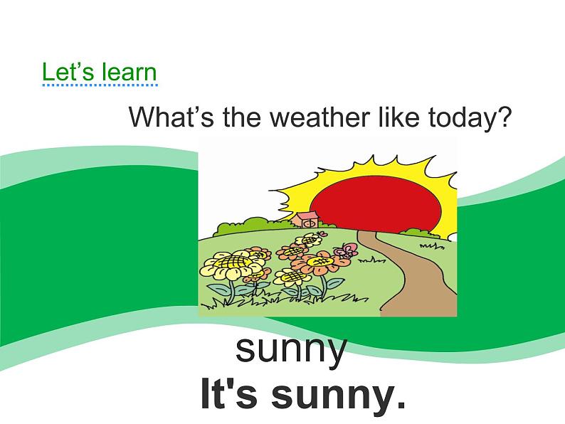 陕旅版小学英语五下 Unit5 What 's the Weather like Today? partA 课件第3页