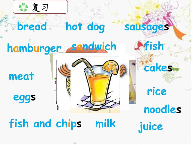 外研版(三起)小学英语五下 M3 U2 Sam ate four hamburgers. 课件03