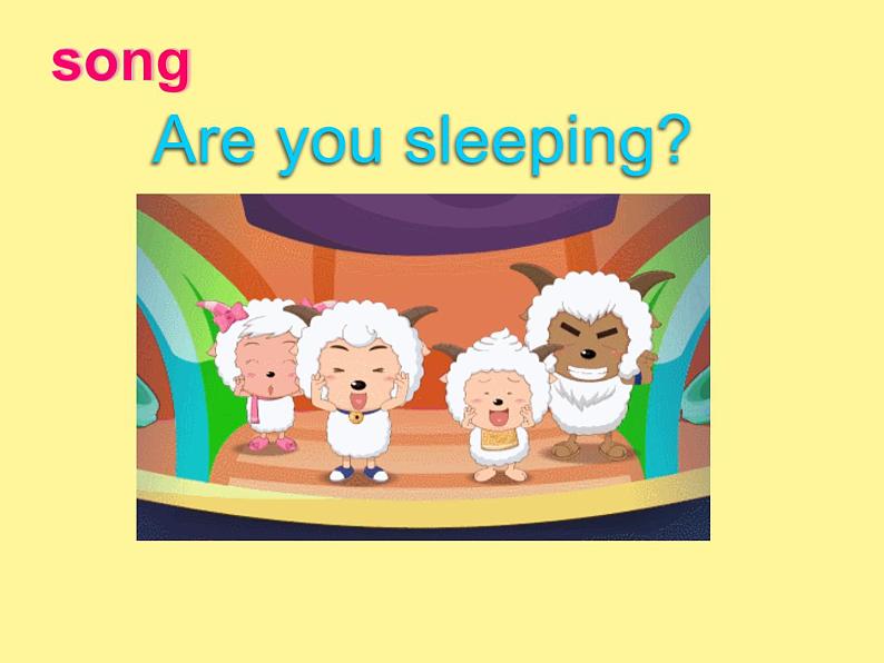 外研版(三起)小学英语六下 Module3 Unit2 The cows are drinking water. 课件02