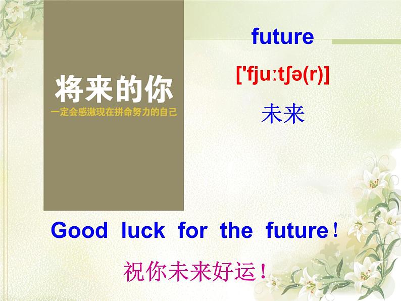 外研版(三起)小学英语六下 Module9 Unit1 Best wishes to you 课件第8页