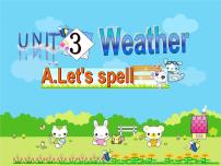 小学英语人教版 (PEP)四年级下册Unit 3 Weather Part A说课ppt课件