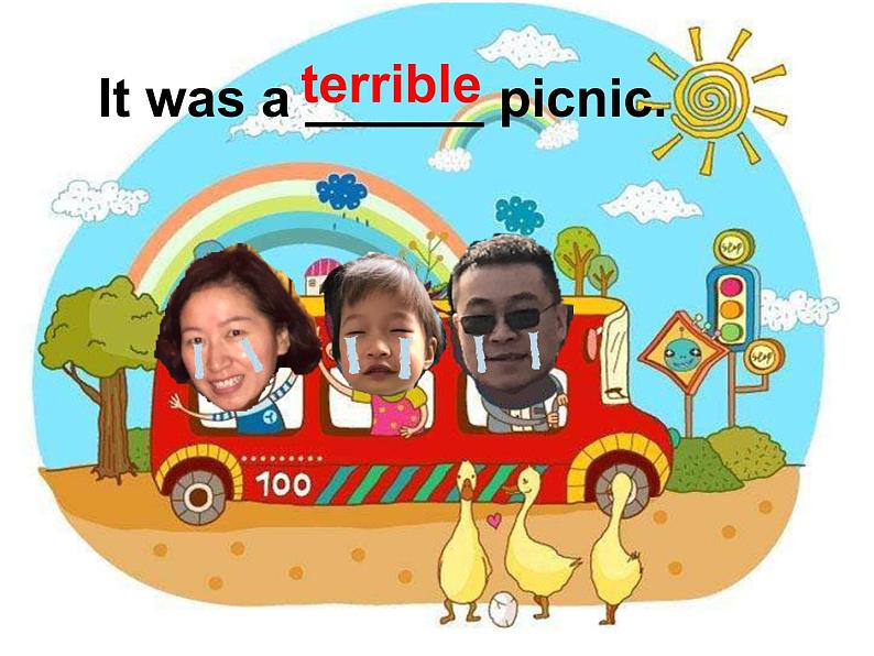 小学英语PEP 4B let's have a picnic Recycle 2部优课件06