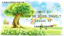 小学英语北京版5B unit3 how do seeds travel Lesson11部优课件