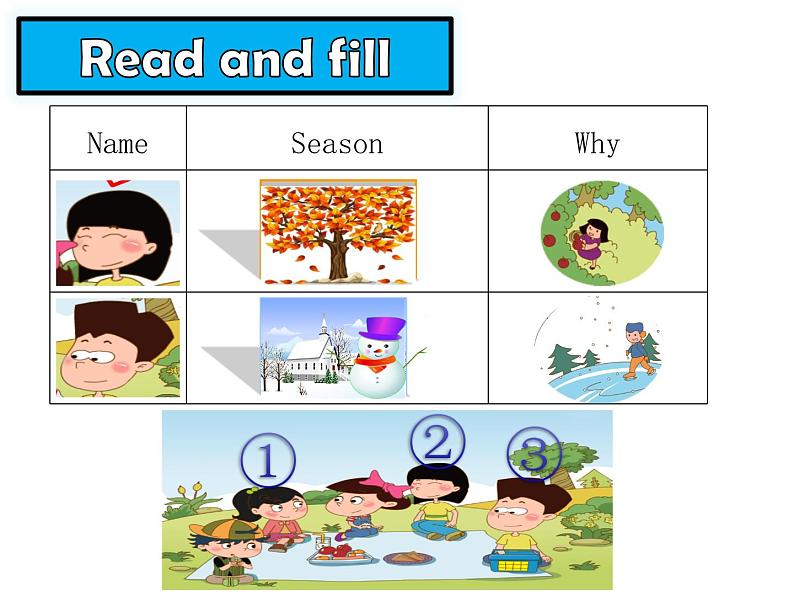 小学英语北京版2B Lesson23 unit6 Which season do you like部优课件第7页