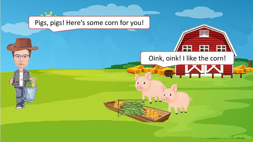 小學(xué)英語牛津上海版3A Unit2 On the farm Period 3 I 'm a little farmer部優(yōu)課件第7頁