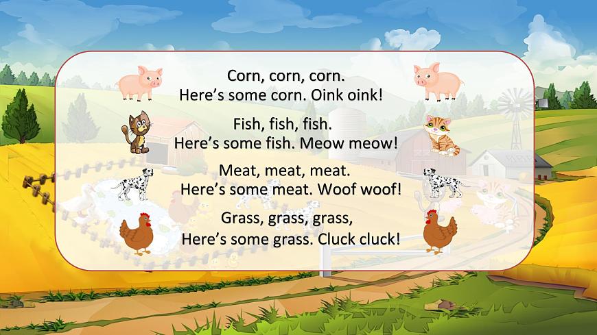 小學(xué)英語牛津上海版3A Unit2 On the farm Period 3 I 'm a little farmer部優(yōu)課件第8頁