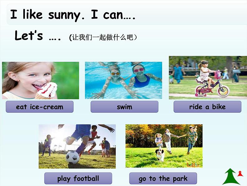 小学英语人教版 2B Lesson3 unit2 weather部优课件第5页