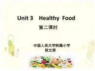 小学英语人教版 1A Lesson2 unit3 Healthy Food部优课件