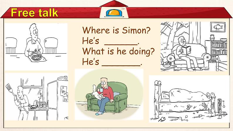 小学英语人教版 3B Story Time Unit6 My Home Story Time部优课件第5页