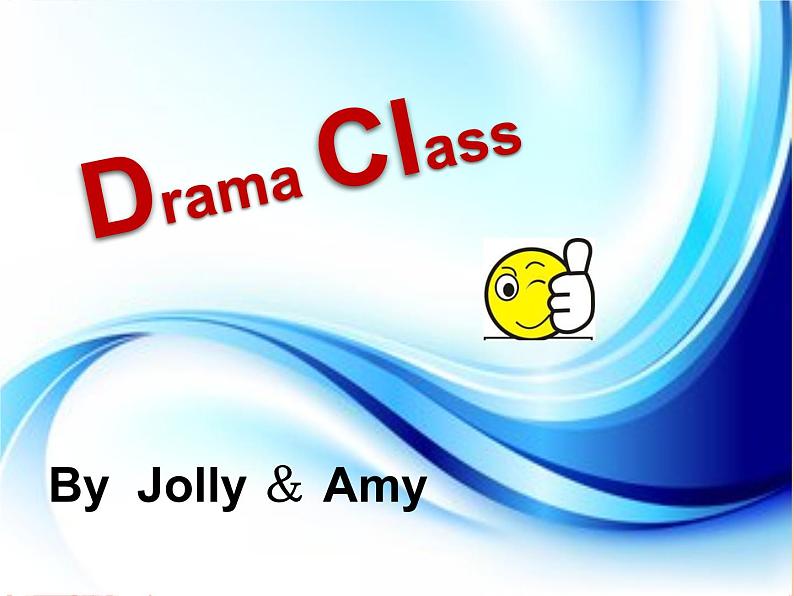 小学英语沪教版4B Project 1 Drama class 部优课件01