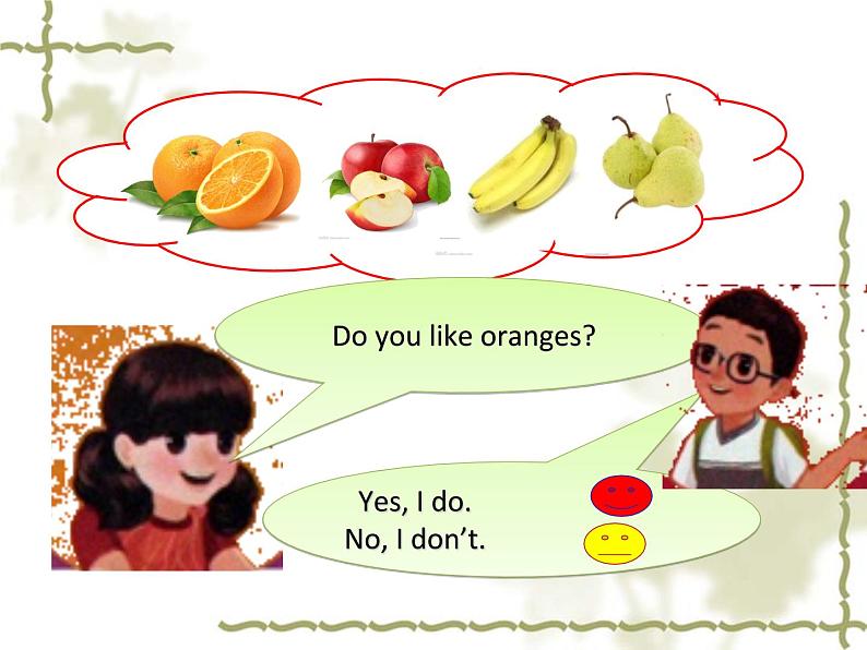 小学英语接力版5A Lesson1 I like grapes 部优课件第5页