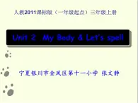 小学英语人教版 3A Let's Spell Unit2 My body部优课件