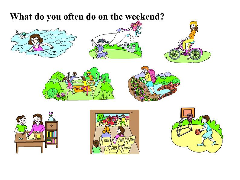 小学英语陕旅版4B Part A unit8 What can you do部优课件第3页