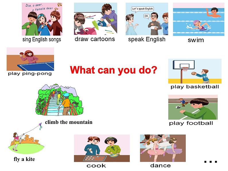 小学英语陕旅版4B Part A unit8 What can you do部优课件第5页