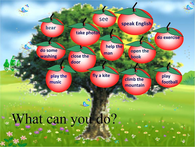 小学英语陕旅版4B Part A unit8 What can you do部优课件第6页
