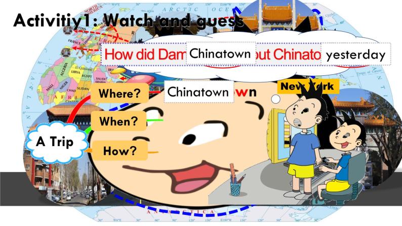 小学英语外研版6A Unit1 I went to Chinatown in New York yesterday 部优课件07