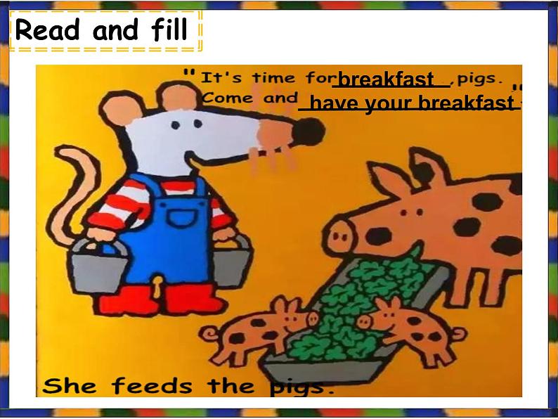 小学英语译林版3B unit6 Sound time Rhyme time Checkout time & Ticking time部优课件05