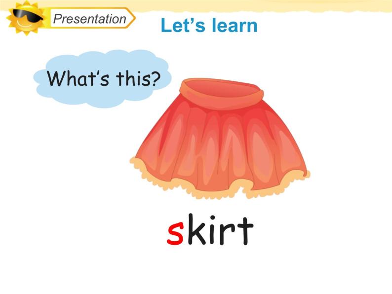 人教精通版小学英语三下 Unit6 Is this your skirt？(Lesson31) 课件03