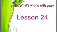 人教精通版五年级下册Lesson 24 Revision教课ppt课件