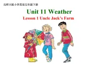 北师大版五下英语 Unit11 Weather Lesson1 课件