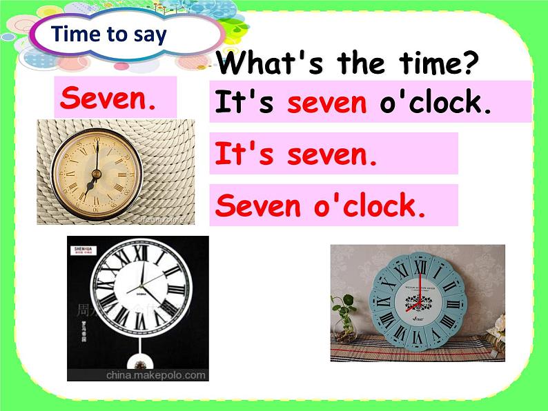 译林版小学英语三下 Unit6 What time is it?(第3课时) 课件08
