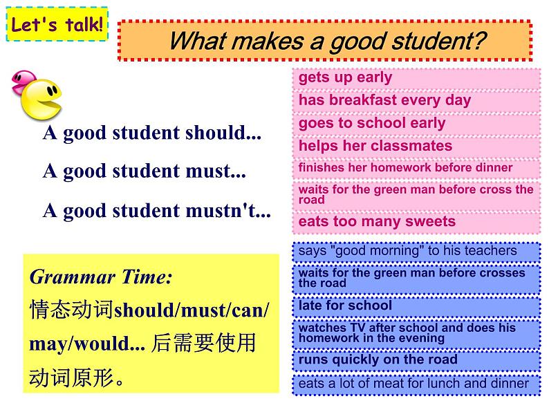 译林版小学英语六下 Project1 Being a good student(第2课时) 课件第5页