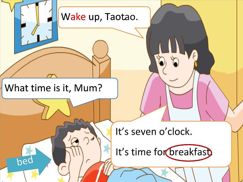 译林版小学英语三下 Unit6 What time is it?(第1课时) 课件第7页