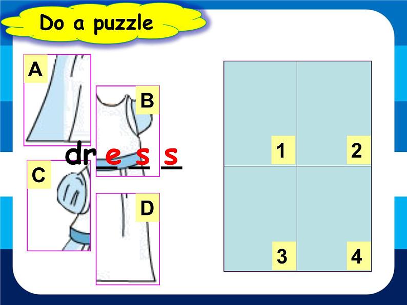 译林版小学英语四下 Unit6 Whose dress is this?(第3课时) 课件第1页