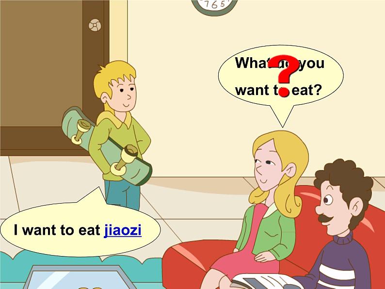 鲁科版(五四制)小学英语四下 3.1 I want to eat noodles. 课件第6页
