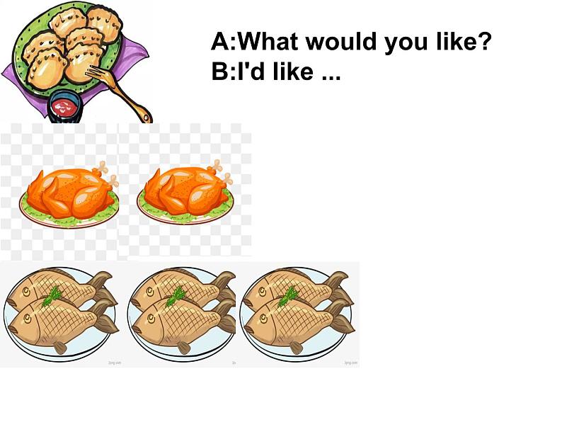 陕旅版小学英语六下 Unit2 What Would You Like? partA 课件第7页
