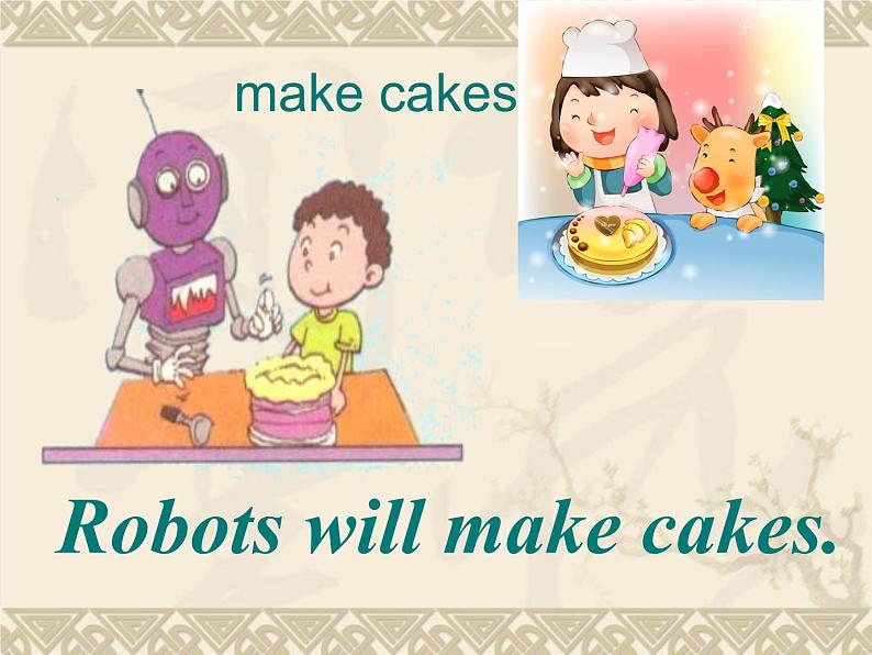 外研版(三起)小学英语四下 M3 U1 Robots will do everything. 课件第3页