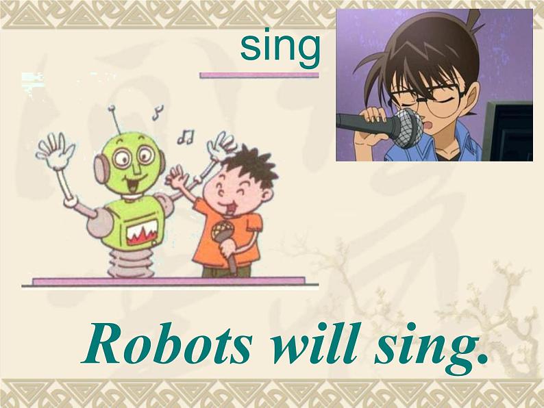 外研版(三起)小学英语四下 M3 U1 Robots will do everything. 课件第4页