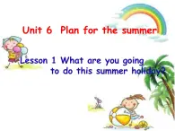 鲁科版（五四制）小学英语五下 6.1 What are you going to do this summer holiday？ 课件