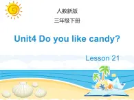 人教精通版小学英语三下 Unit4 Do you like candy？(Lesson21) 课件