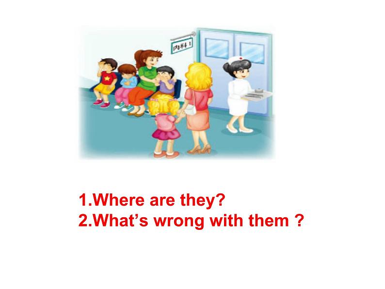 人教精通版小学英语五下 Unit4 What 's wrong with you?(Lesson21) 课件第6页