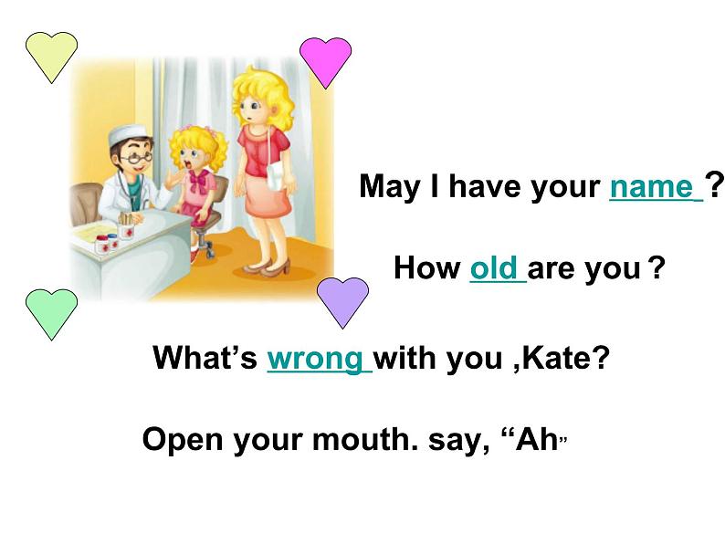 人教精通版小学英语五下 Unit4 What 's wrong with you?(Lesson21) 课件第8页