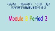 小学英语外研版 (一年级起点)五年级下册Module 8模块综合与测试课前预习ppt课件