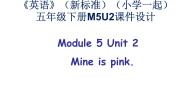 外研版 (一年级起点)五年级下册Unit 2 Mine is pink.教课ppt课件