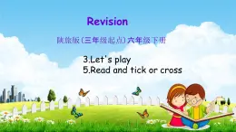 陕旅版六年级英语下册《Revision 2 第二课时》课堂教学课件PPT