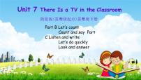 小学英语陕旅版三年级下册Unit 7 There Is a TV in the Classroom.教学ppt课件
