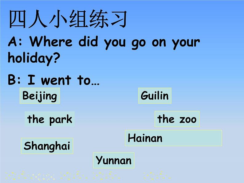 六年级英语下册课件-Unit 3 Where did you go(16)-人教PEP版第2页
