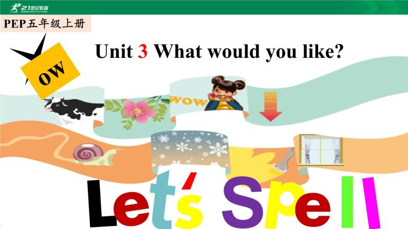 人教版PEP五上《Unit 3 What would you like Part A（Let's spell）》课件+教学设计+素材01