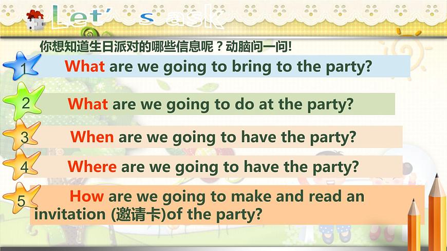 譯林版小學(xué)英語六下 Unit5 A party(第2課時(shí)) 課件第5頁