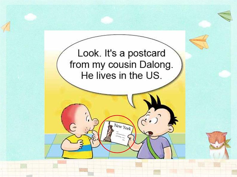 外研版(三起)小学英语四下 M9 U1 Did he live in new york? 课件第8页