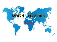 人教新起点小学英语六下 Unit4 Free Time Lesson1 课件